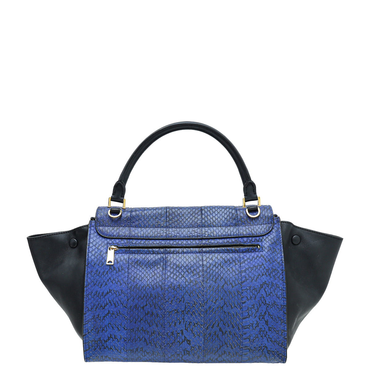 Celine Bicolor Python/Calf Trapeze Bag-Celine-THE CLOSET