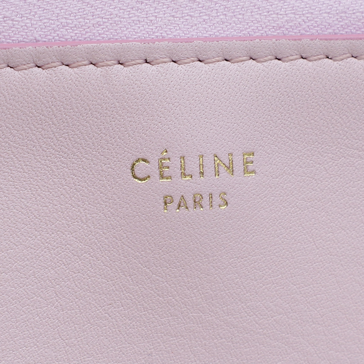 Celine Bicolor Zip Pouch