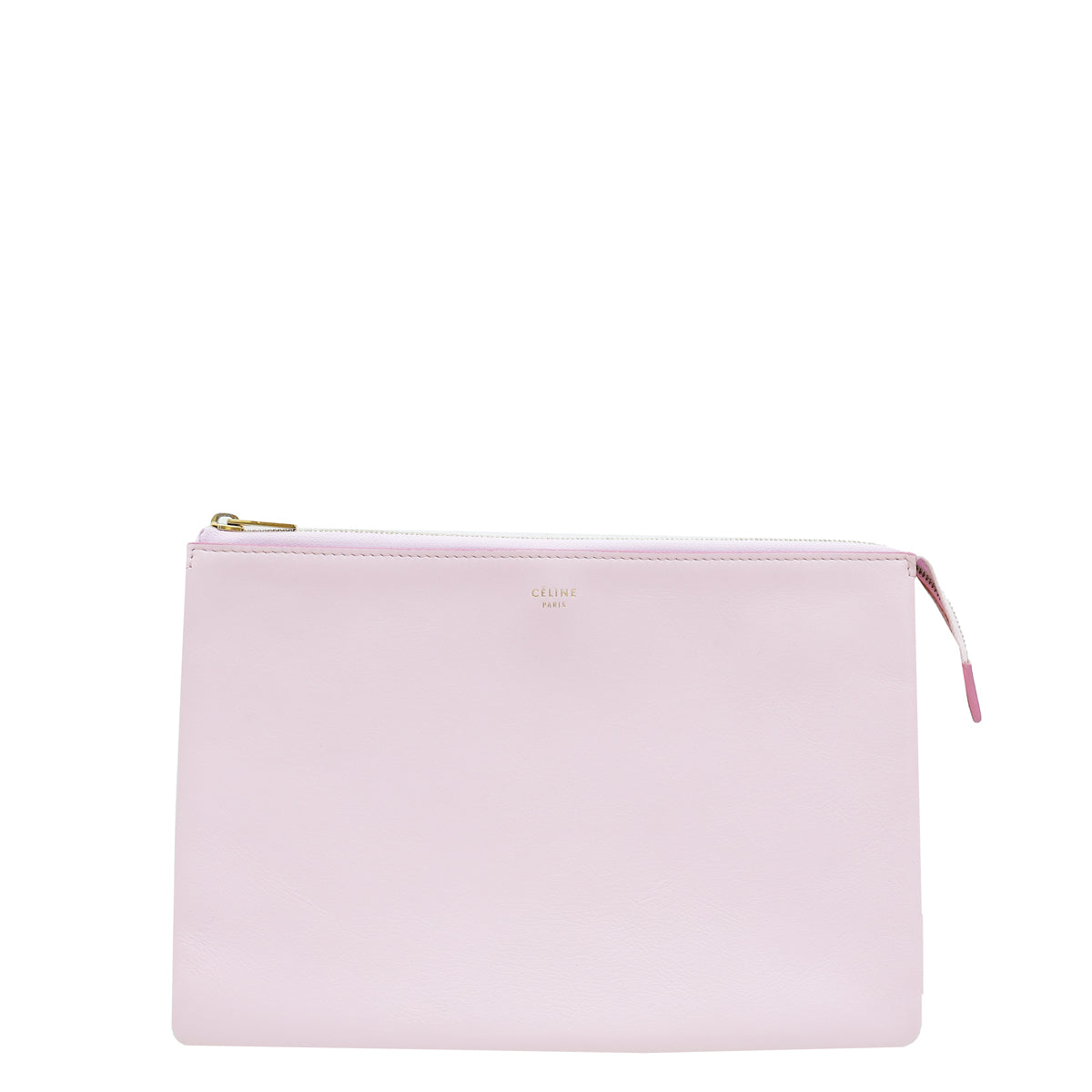 Celine Bicolor Zip Pouch