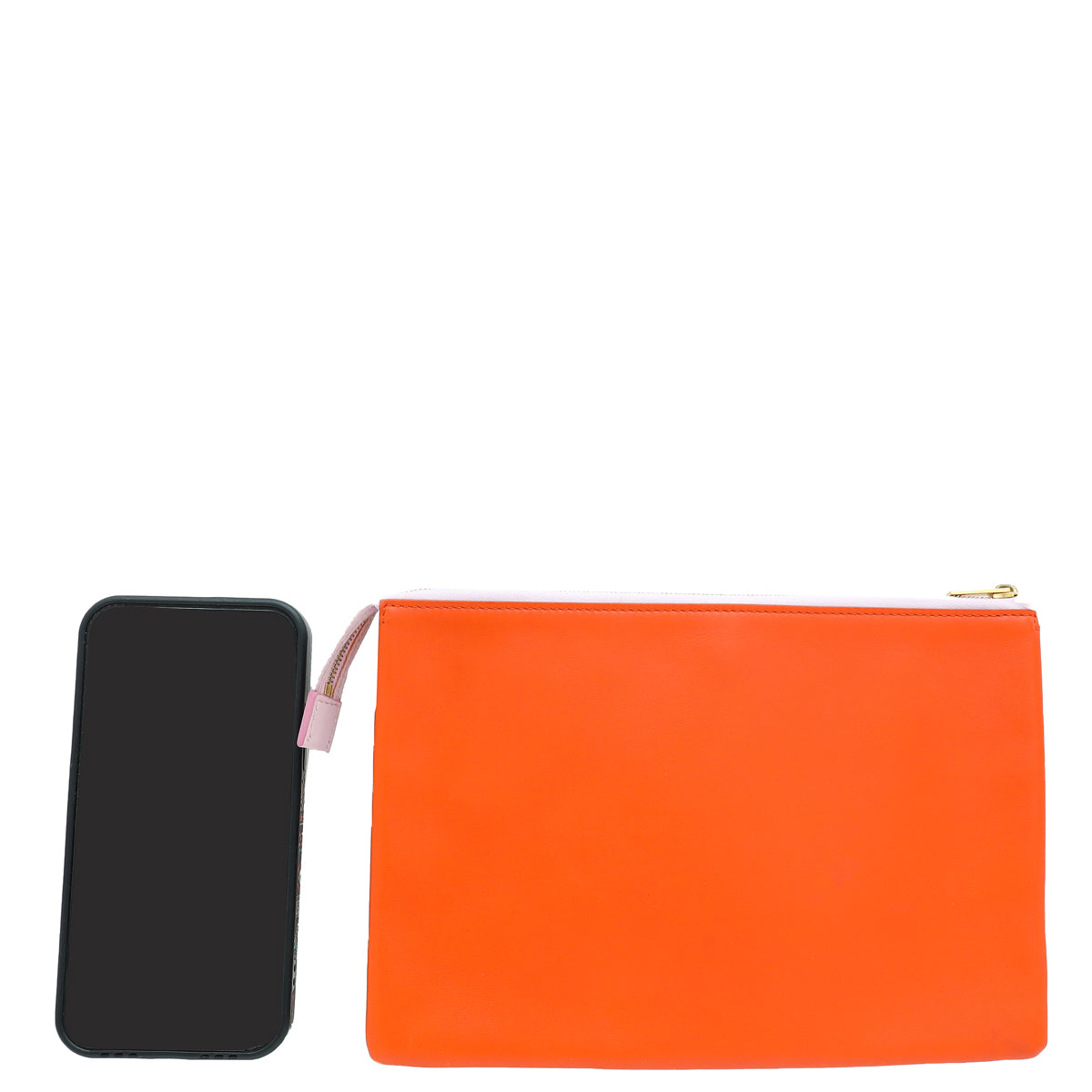 Celine Bicolor Zip Pouch