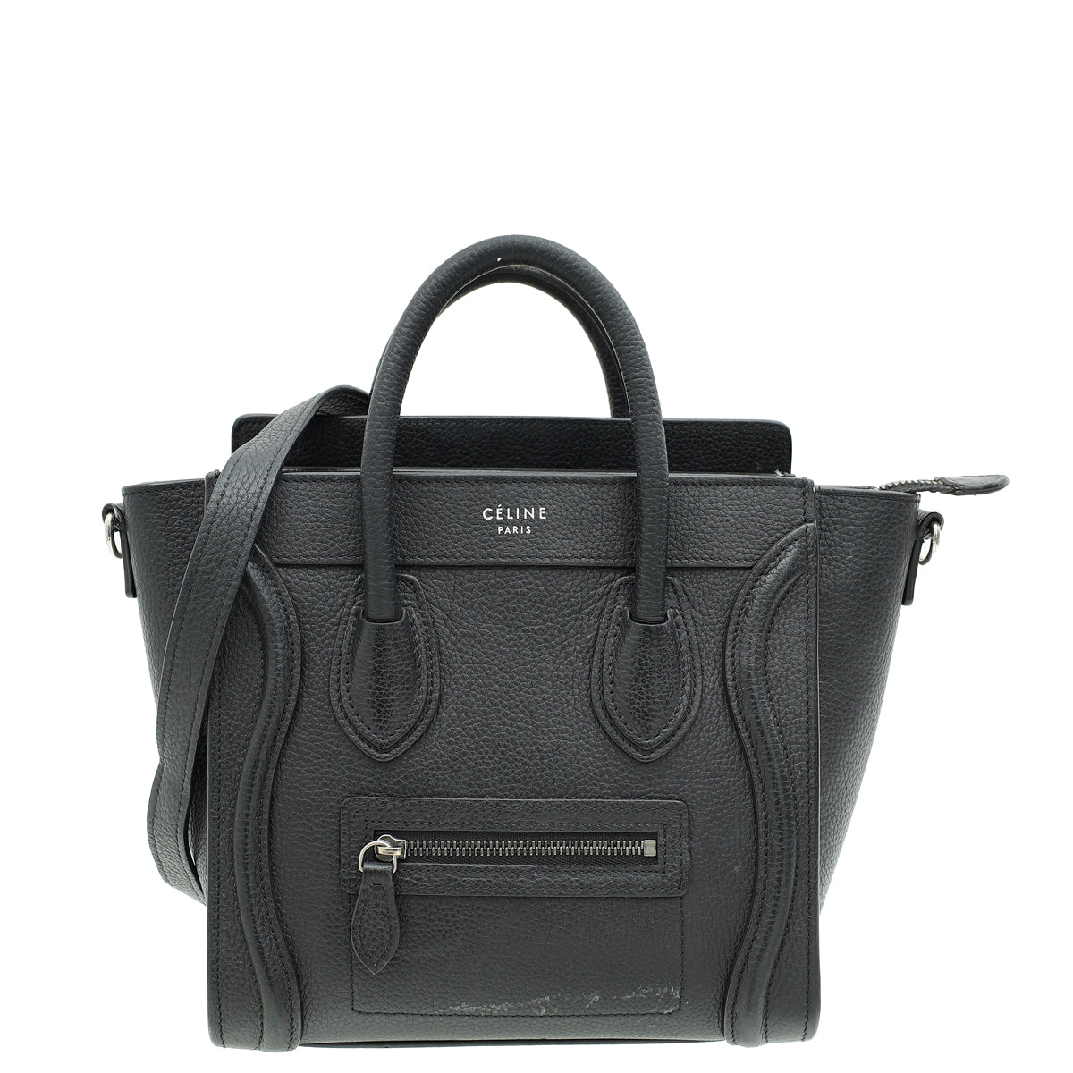 Celine Black Nano Luggage Bag-Celine-THE CLOSET