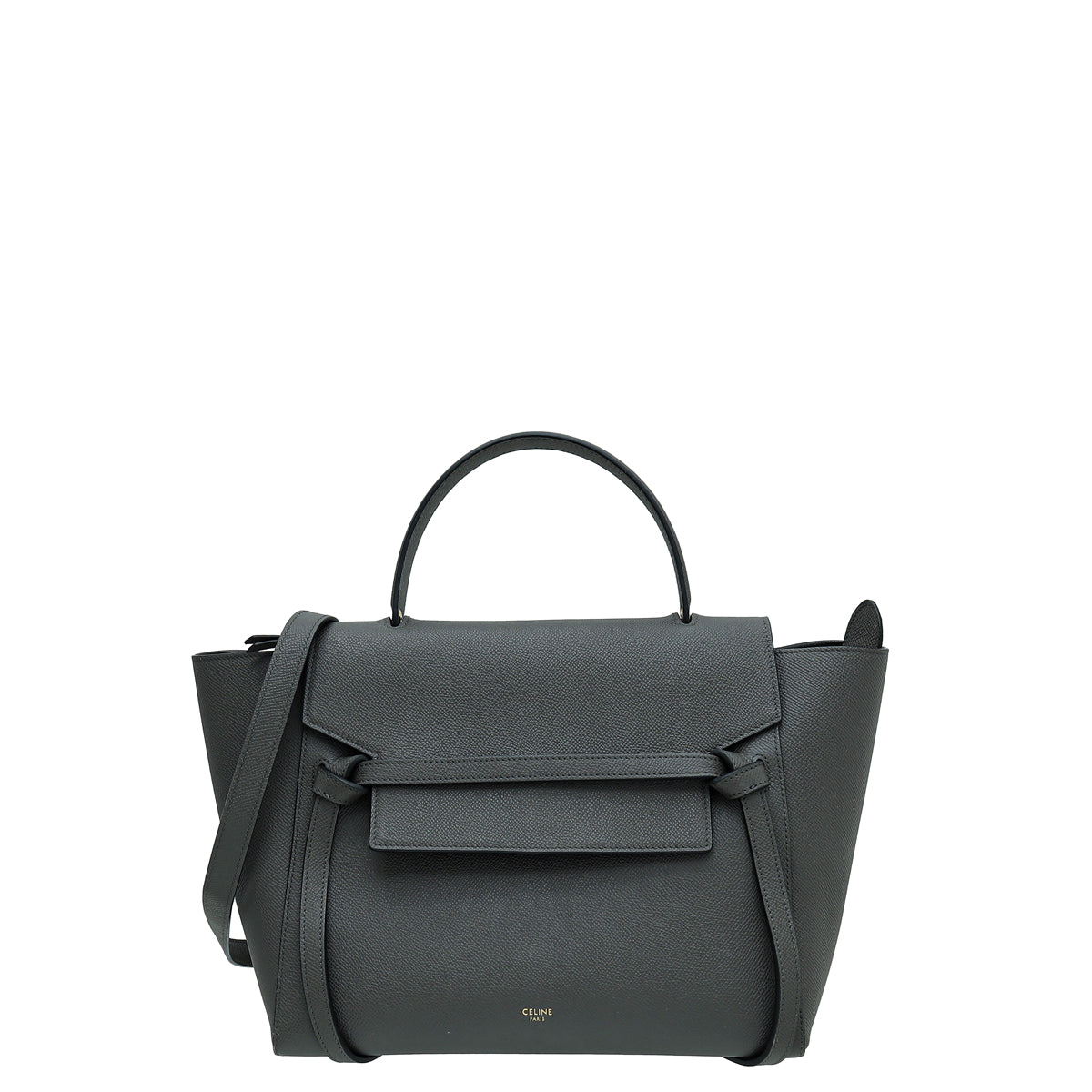 Celine Grey Micro Belt Top Handle Bag-Celine-THE CLOSET