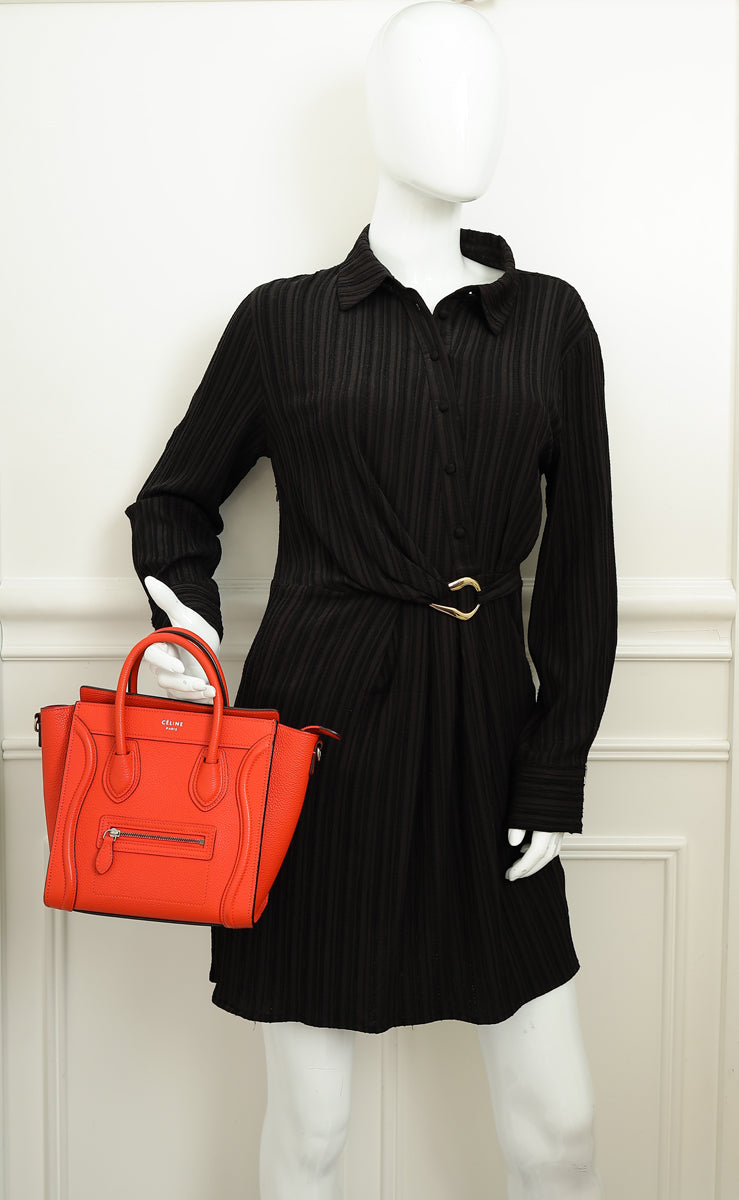 Celine Coral Nano Luggage Bag-Celine-THE CLOSET