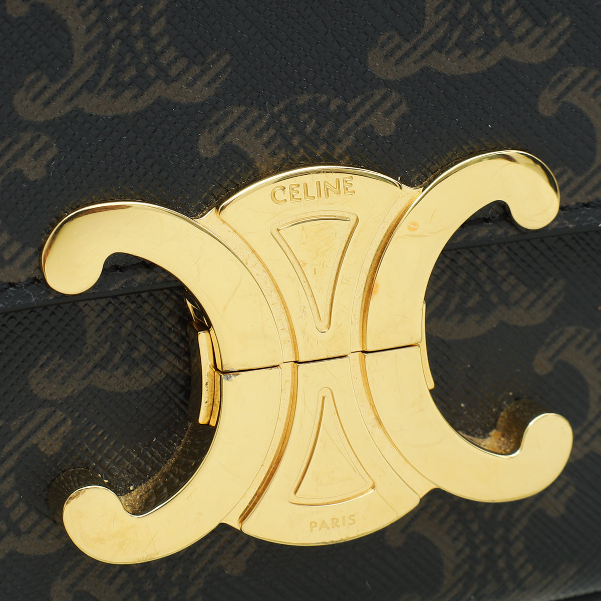 Celine Tan Claude Triomphe Shoulder Bag