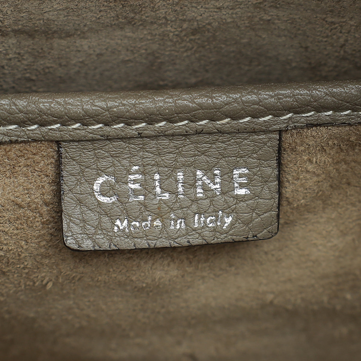 Celine Etoupe Nano Luggage Bag