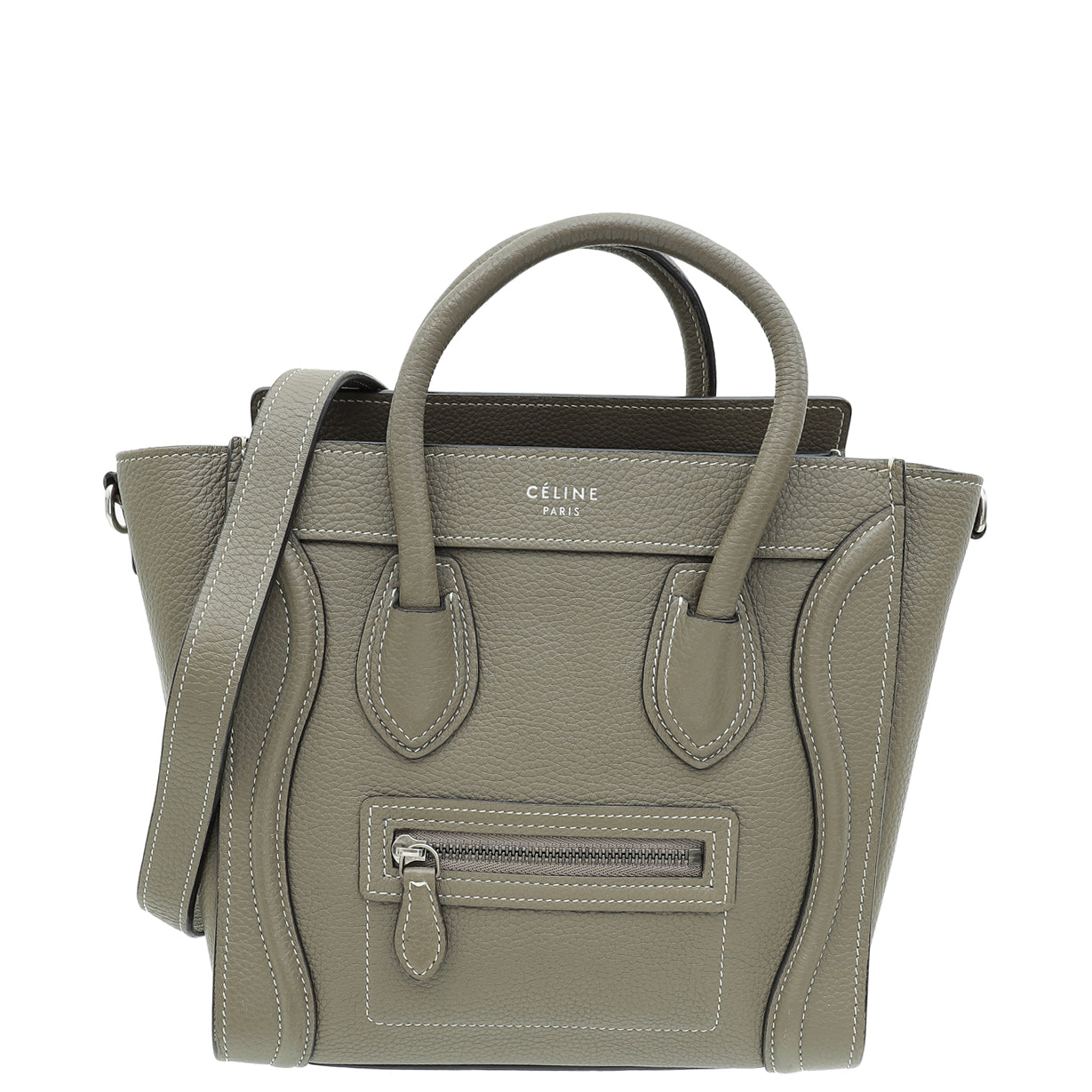 Celine Etoupe Nano Luggage Bag