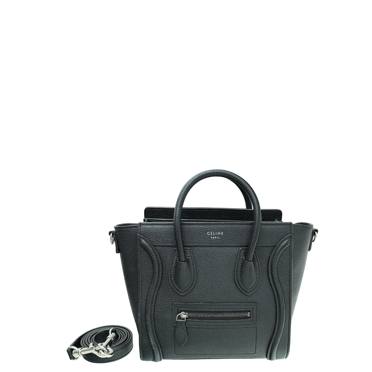 Celine Black Nano Luggage Bag-Celine-THE CLOSET