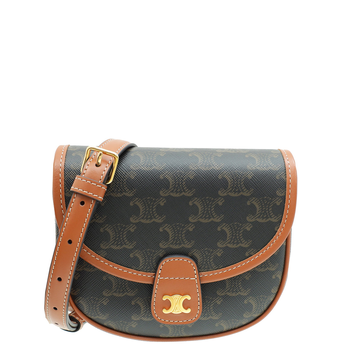 Celine Bicolor Mini Besace in Triomphe Crossbody Bag-Celine-THE CLOSET