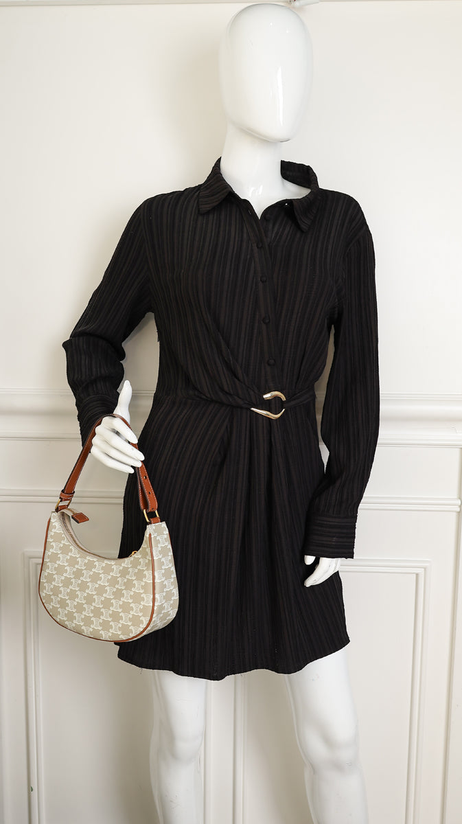 Celine Bicolor Ava Triomphe Hobo Medium Bag-Celine-THE CLOSET