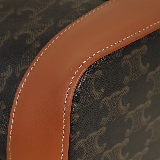 Celine Tan Triomphe Small Bucket Bag-Celine-THE CLOSET