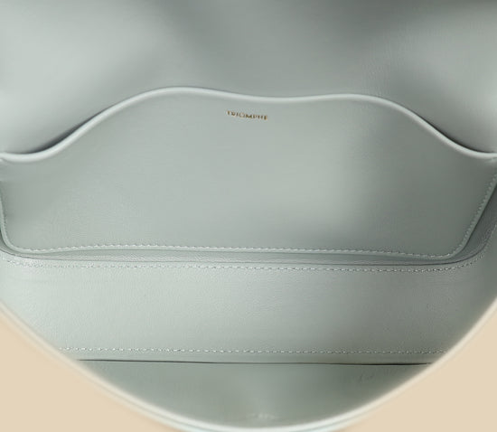Celine Light Blue Triomphe Claude Shoulder Bag