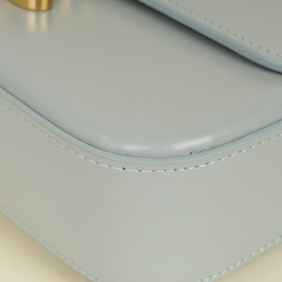 Celine Light Blue Triomphe Claude Shoulder Bag