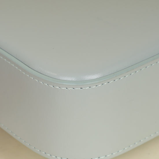 Celine Light Blue Triomphe Claude Shoulder Bag