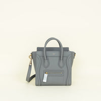 Celine Grey Nano Luggage Bag