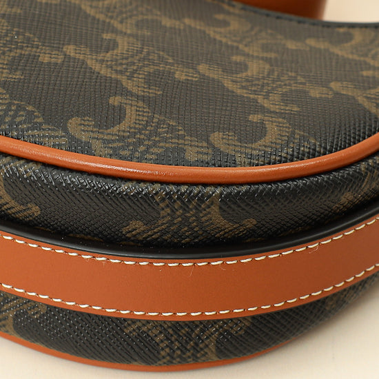 Celine Tan Triomphe Mini Ava Hobo Bag-Celine-THE CLOSET