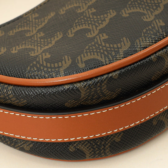 Celine Tan Triomphe Mini Ava Hobo Bag-Celine-THE CLOSET