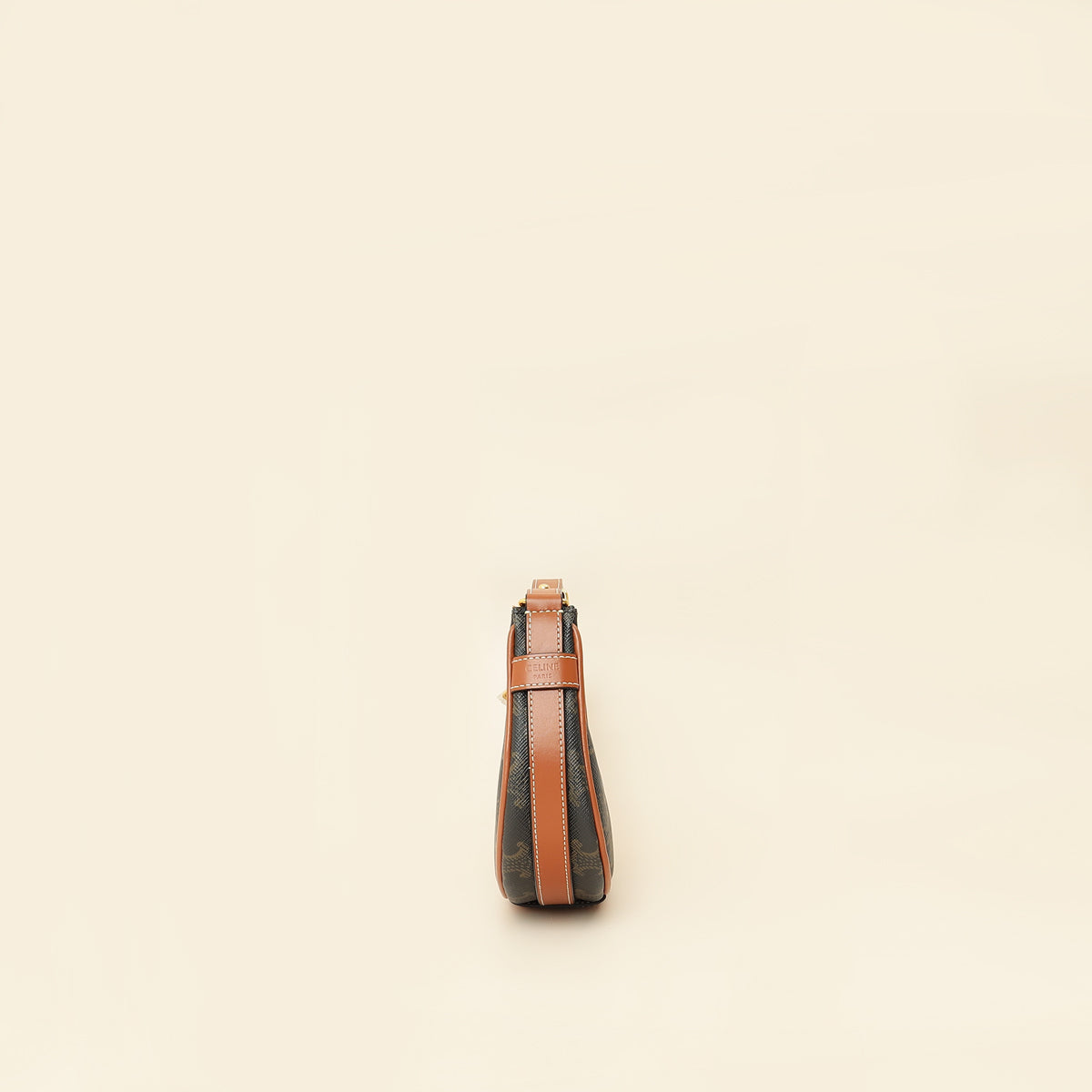 Celine Tan Triomphe Mini Ava Hobo Bag-Celine-THE CLOSET