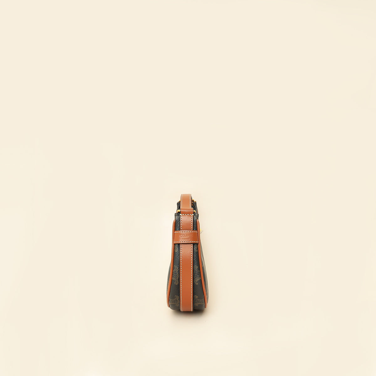 Celine Tan Triomphe Mini Ava Hobo Bag-Celine-THE CLOSET