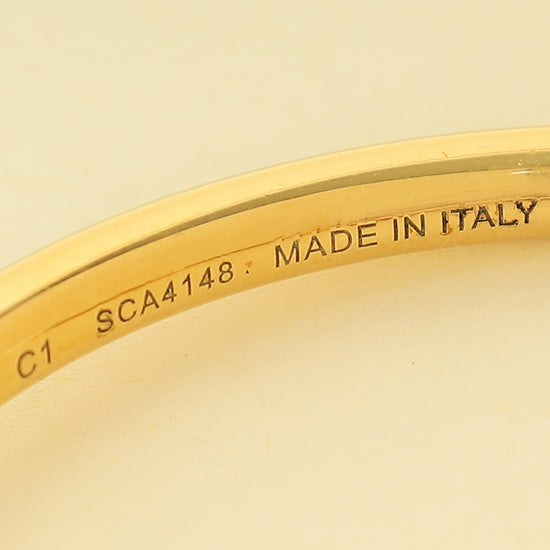Celine Brass Gold Knot Extra Thin Bracelet