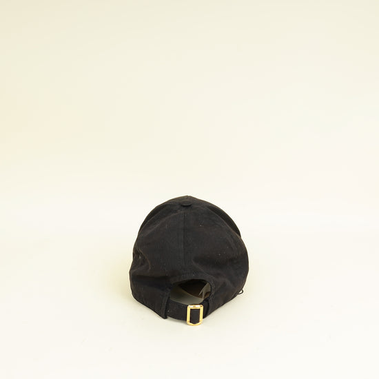 Celine Black Basaball Cap Hat