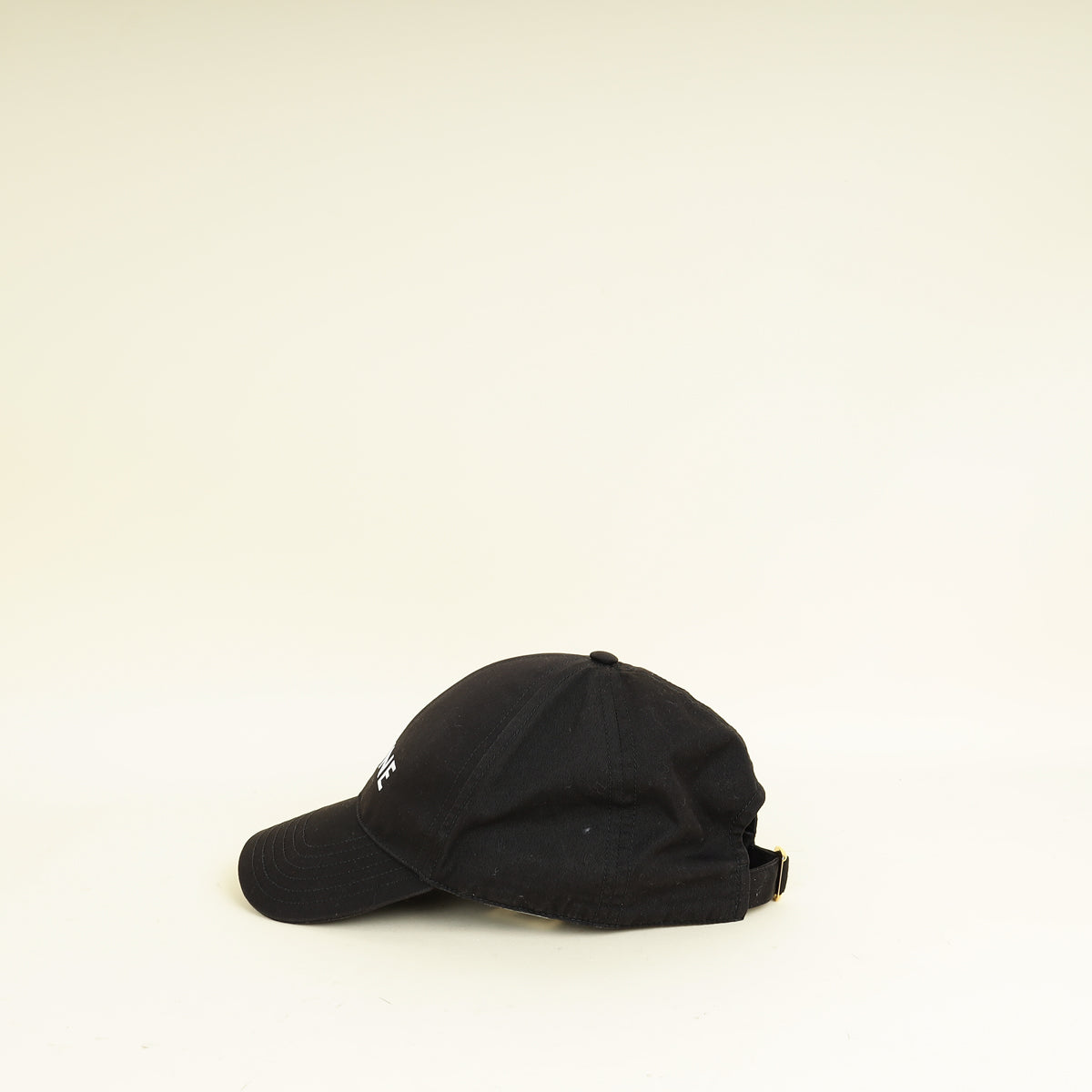 Celine Black Basaball Cap Hat
