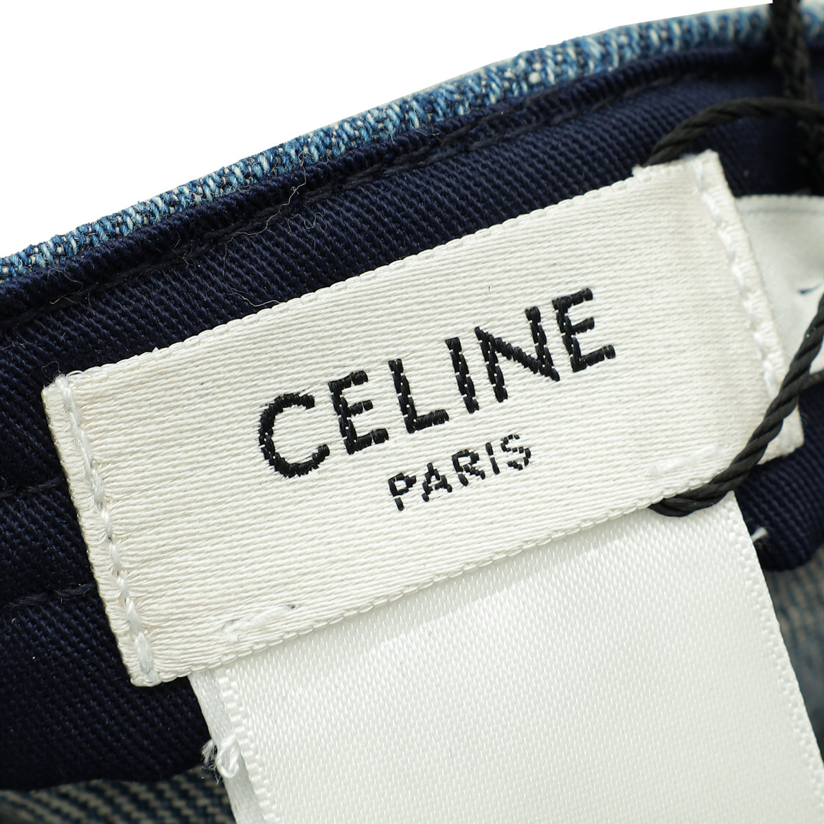 Celine Dark Union Triomphe Baseball Cap