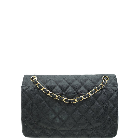 Chanel Black Classic Double Jumbo Flap Bag