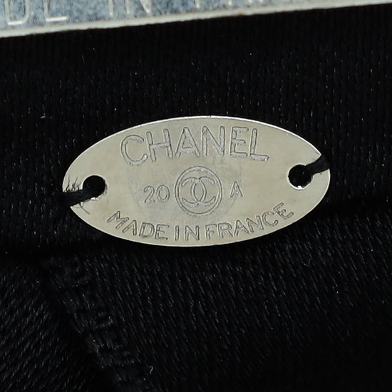 Chanel Bicolor CC Camellia Flower Bow Hair Clip – The Closet