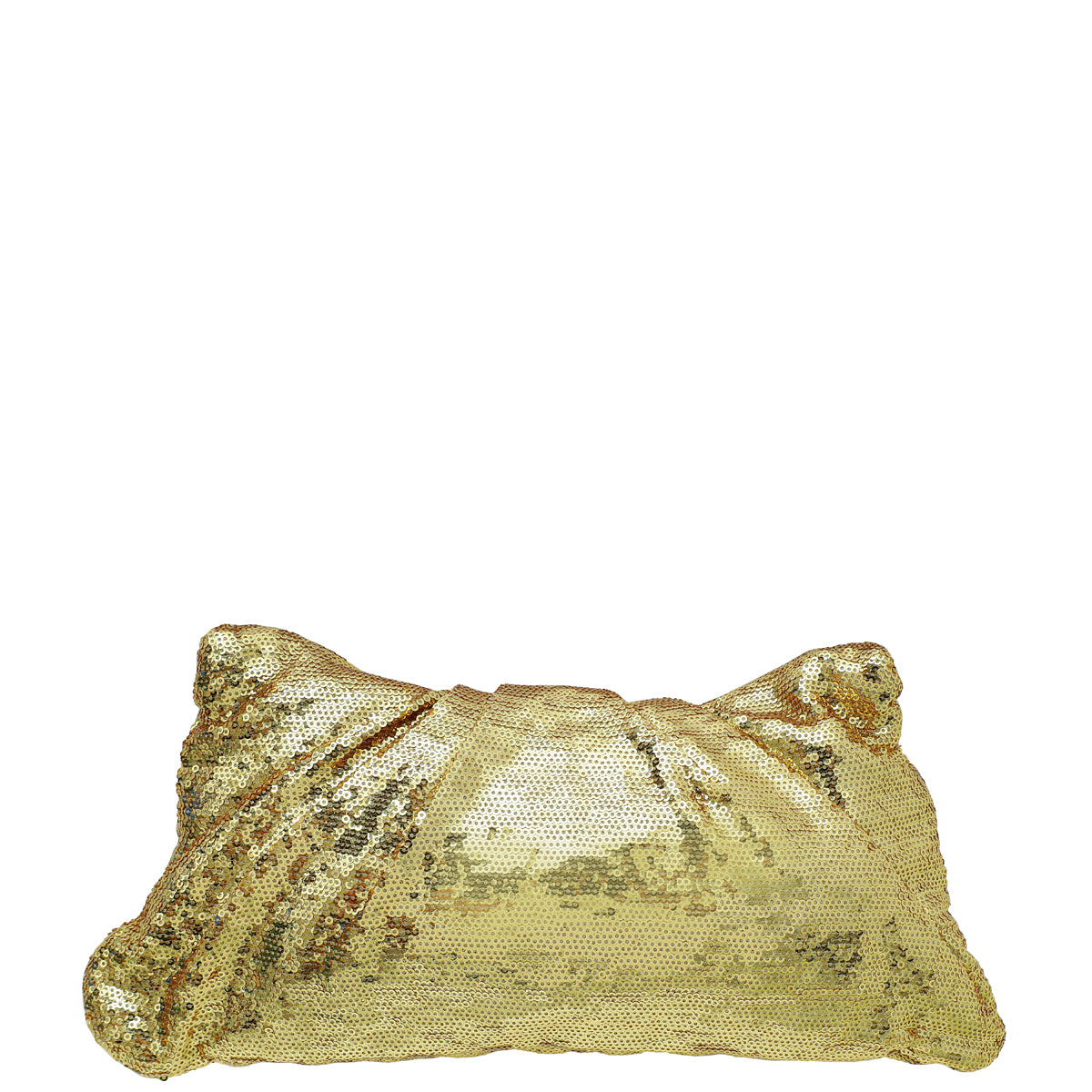 Chanel Gold CC Sequin Paillette Quilted Flap Clutch-Chanel-THE CLOSET