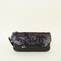 Chanel Dark Choco No. 5 Camellia Flap Bag
