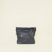 Chanel Grey 22 Handbag