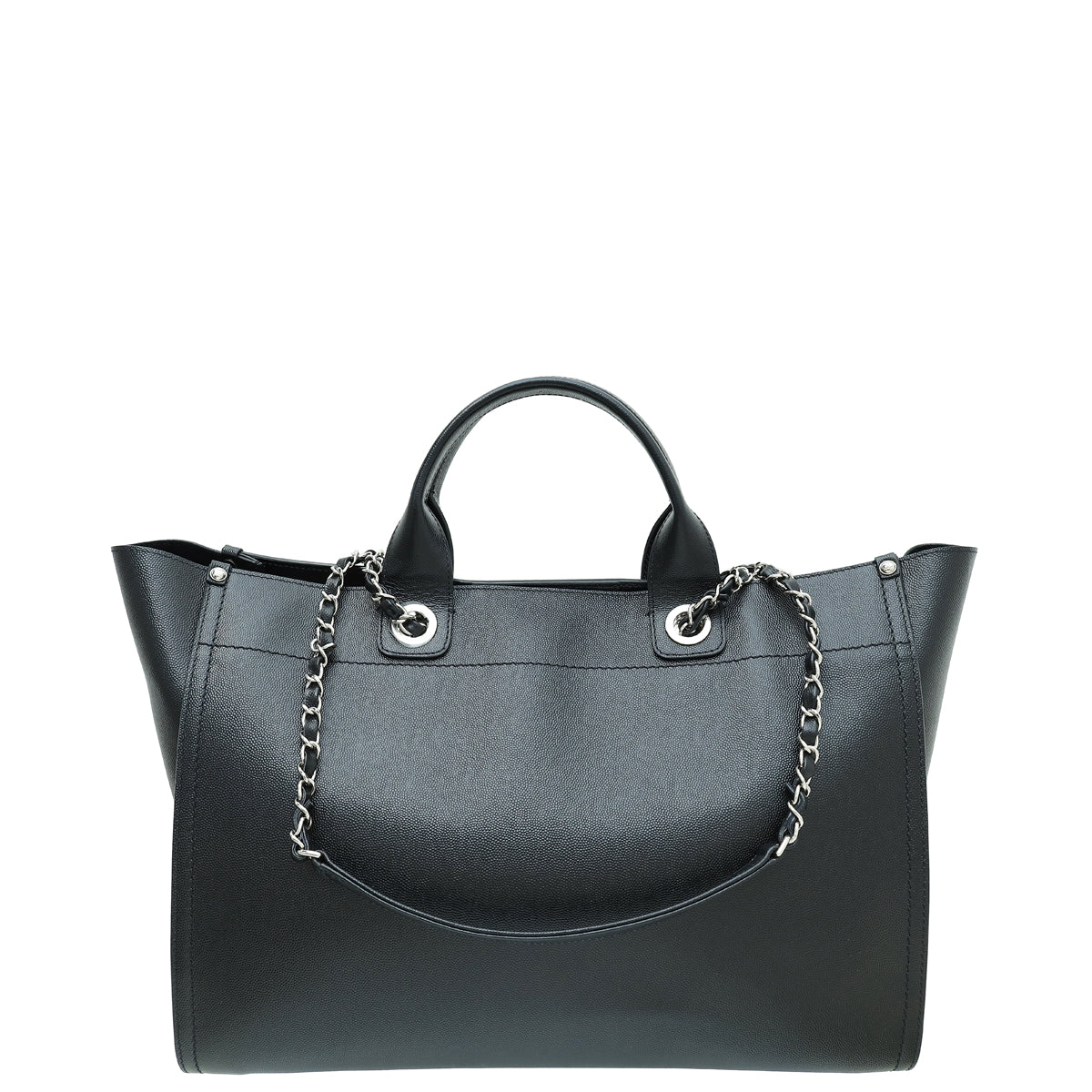 Chanel Black CC Deauville Studded Medium Bag-Chanel-THE CLOSET