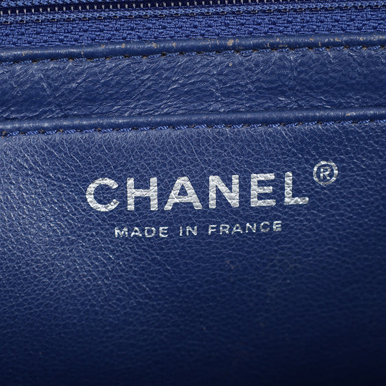 Chanel Blue Classic Jumbo XL Flap Maxi Bag
