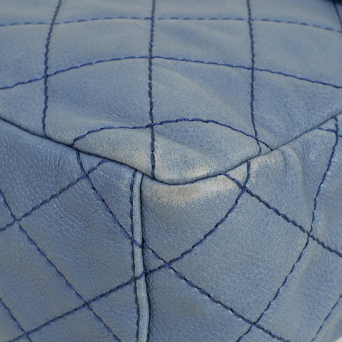 Chanel Blue Classic Jumbo XL Flap Maxi Bag