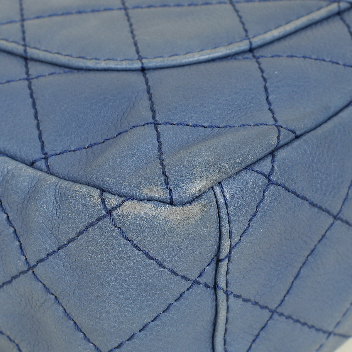 Chanel Blue Classic Jumbo XL Flap Maxi Bag