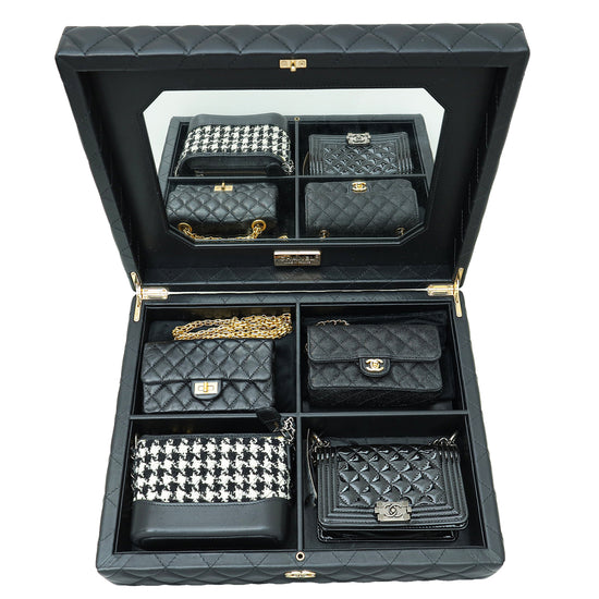 Chanel Black Success Story Set of 4 Micro Mini Bags