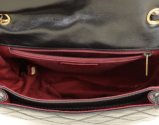 Chanel Black CC Bubble Large Messenger Flap Bag-Chanel-THE CLOSET