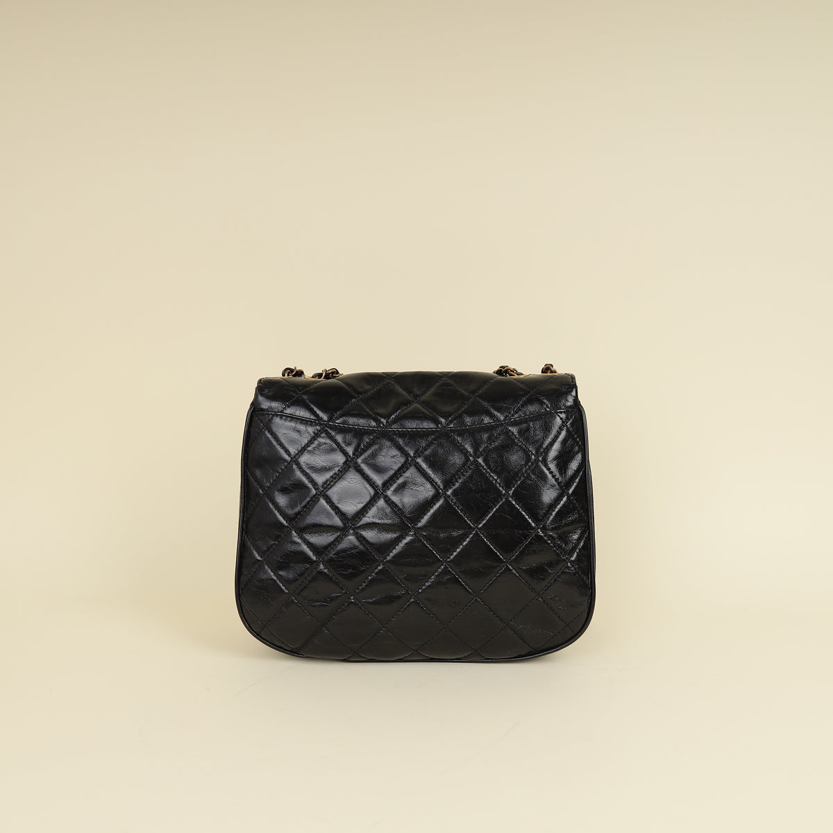 Chanel Black CC Bubble Large Messenger Flap Bag-Chanel-THE CLOSET