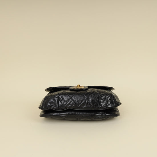 Chanel Black CC Bubble Large Messenger Flap Bag-Chanel-THE CLOSET