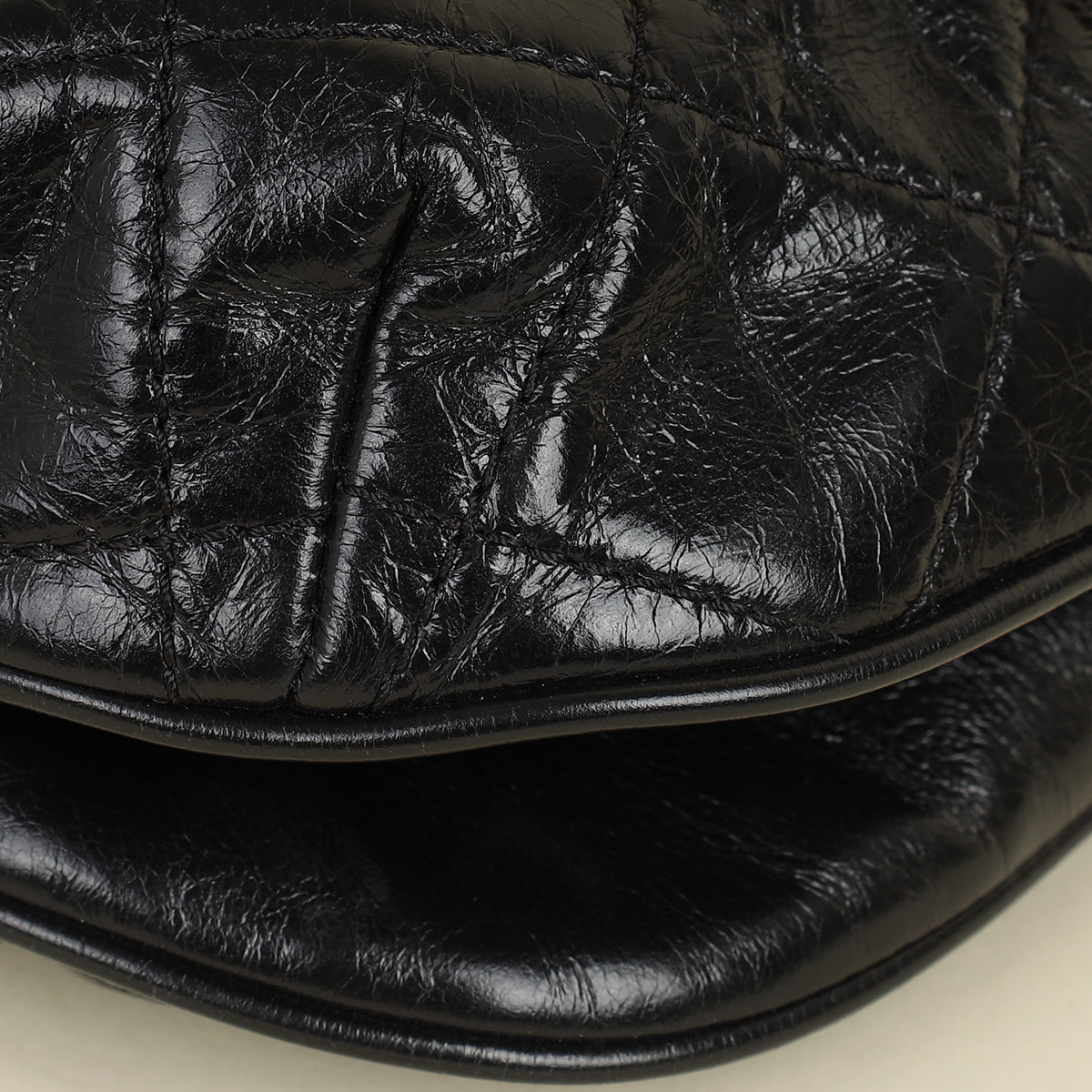 Chanel Black CC Bubble Large Messenger Flap Bag-Chanel-THE CLOSET