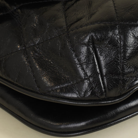 Chanel Black CC Bubble Large Messenger Flap Bag-Chanel-THE CLOSET