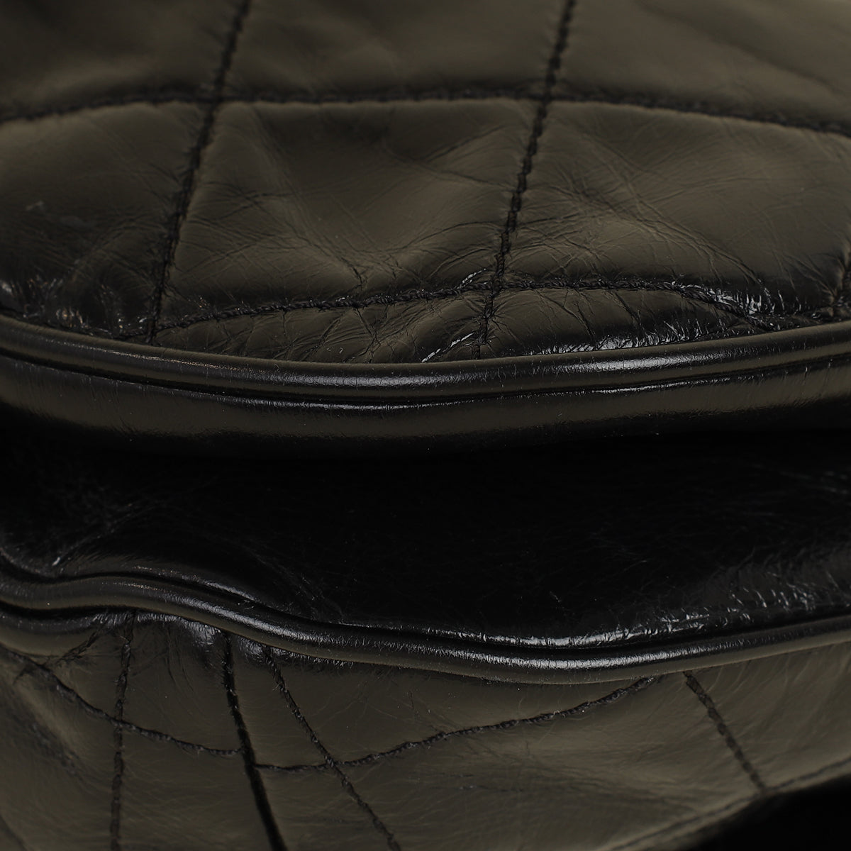 Chanel Black CC Bubble Large Messenger Flap Bag-Chanel-THE CLOSET