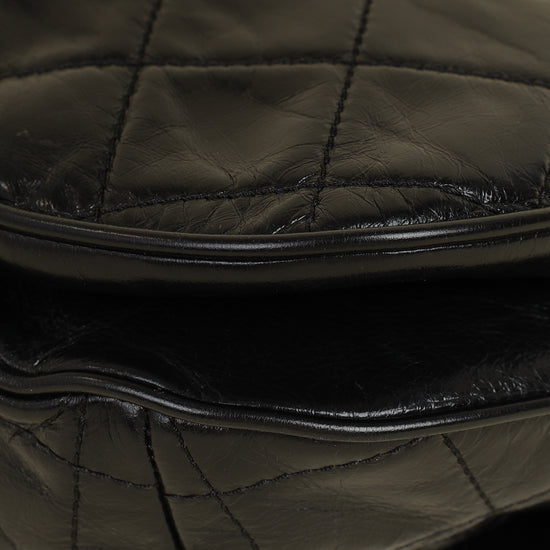 Chanel Black CC Bubble Large Messenger Flap Bag-Chanel-THE CLOSET