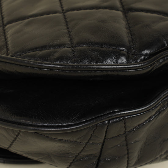 Chanel Black CC Bubble Large Messenger Flap Bag-Chanel-THE CLOSET