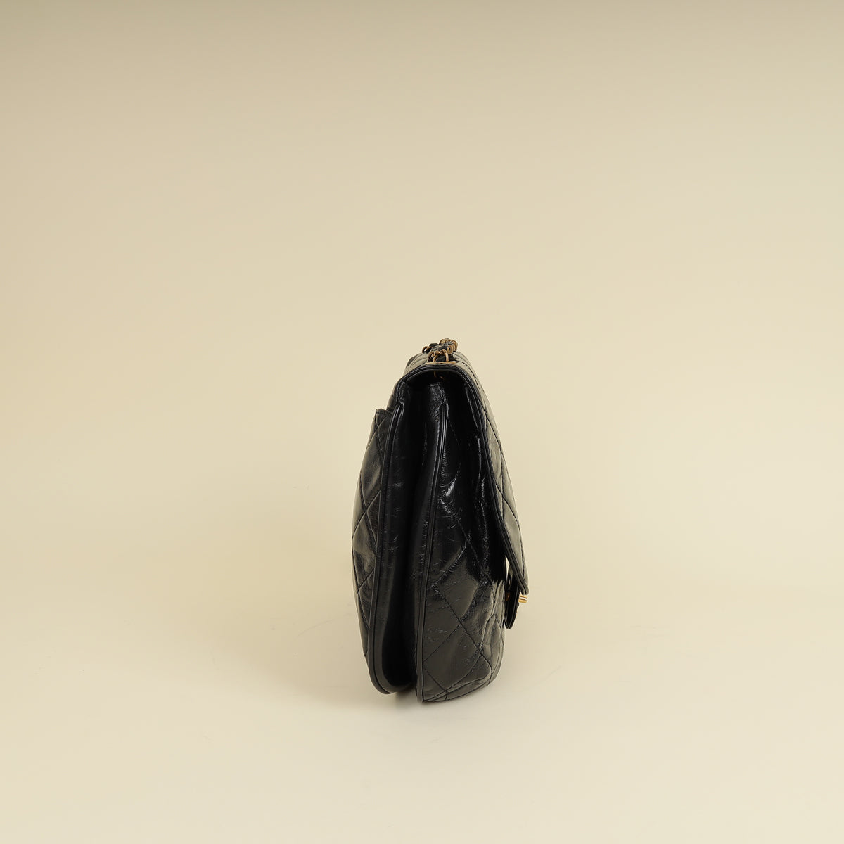 Chanel Black CC Bubble Large Messenger Flap Bag-Chanel-THE CLOSET