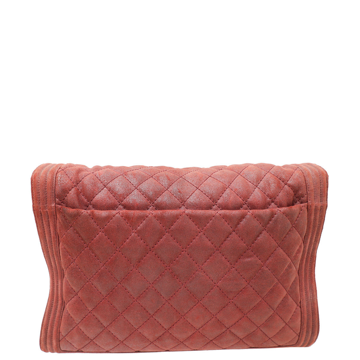 Chanel Burgundy Le Boy Nubuck XL Flap Bag-Chanel-THE CLOSET