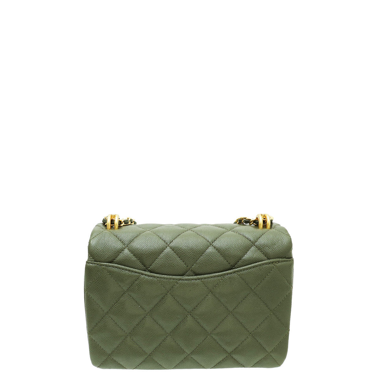 Chanel Dark Kaki CC Coco First Flap Bag-Chanel-THE CLOSET