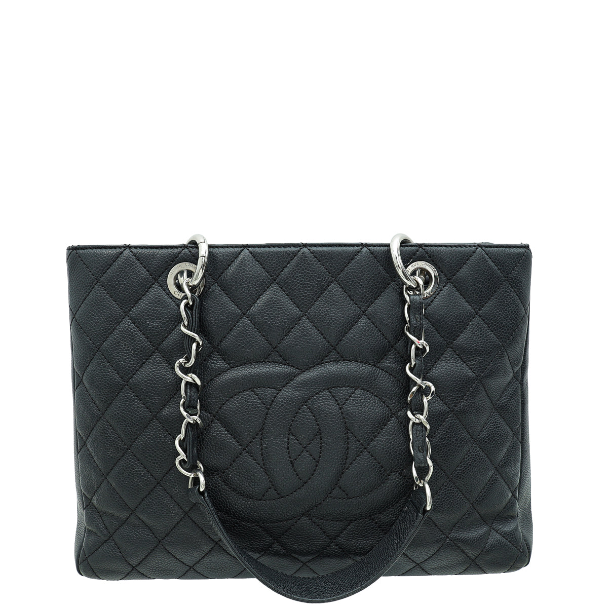 Chanel Black CC (GST) Tote Medium Bag