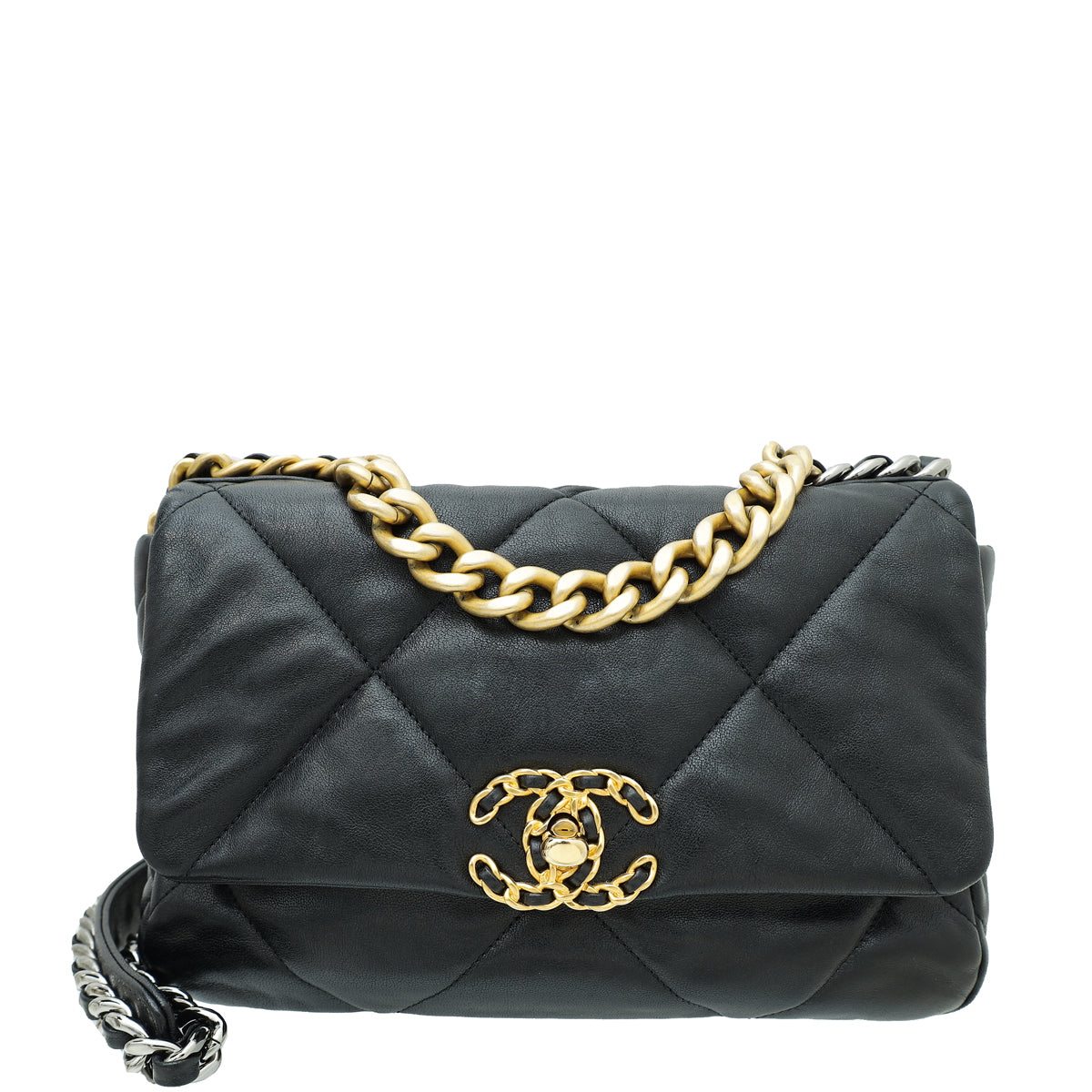 Chanel Black 19 Small Flap Bag-Chanel-THE CLOSET
