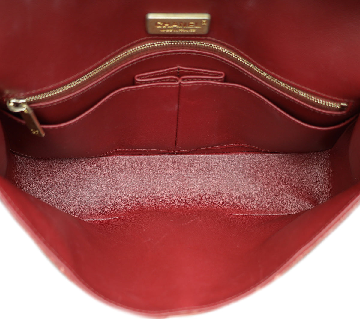 Python Burgundy Chanel Burgundy Python CC Classic Double Flap Medium Bag – THE CLOSET